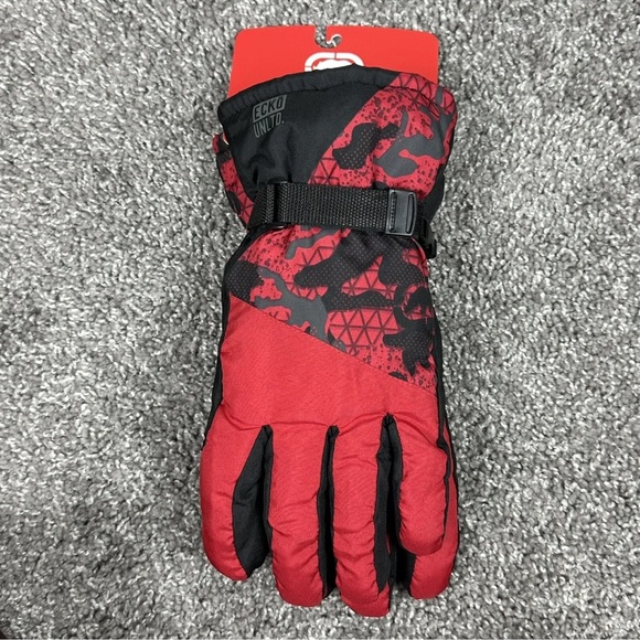 ✔️ECKO MENS WINTER SKI SNOWBOARDING GLOVES - Picture 1 of 6